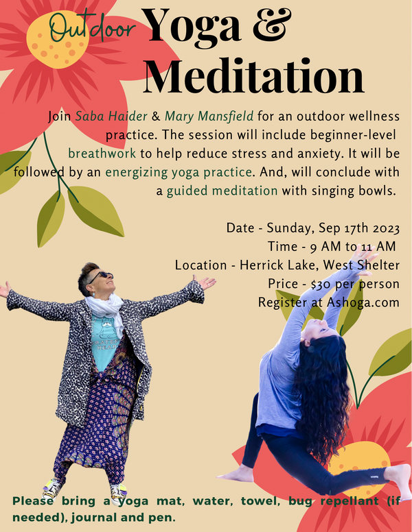 Outdoor Yoga & Meditation Workshop - Ashoga